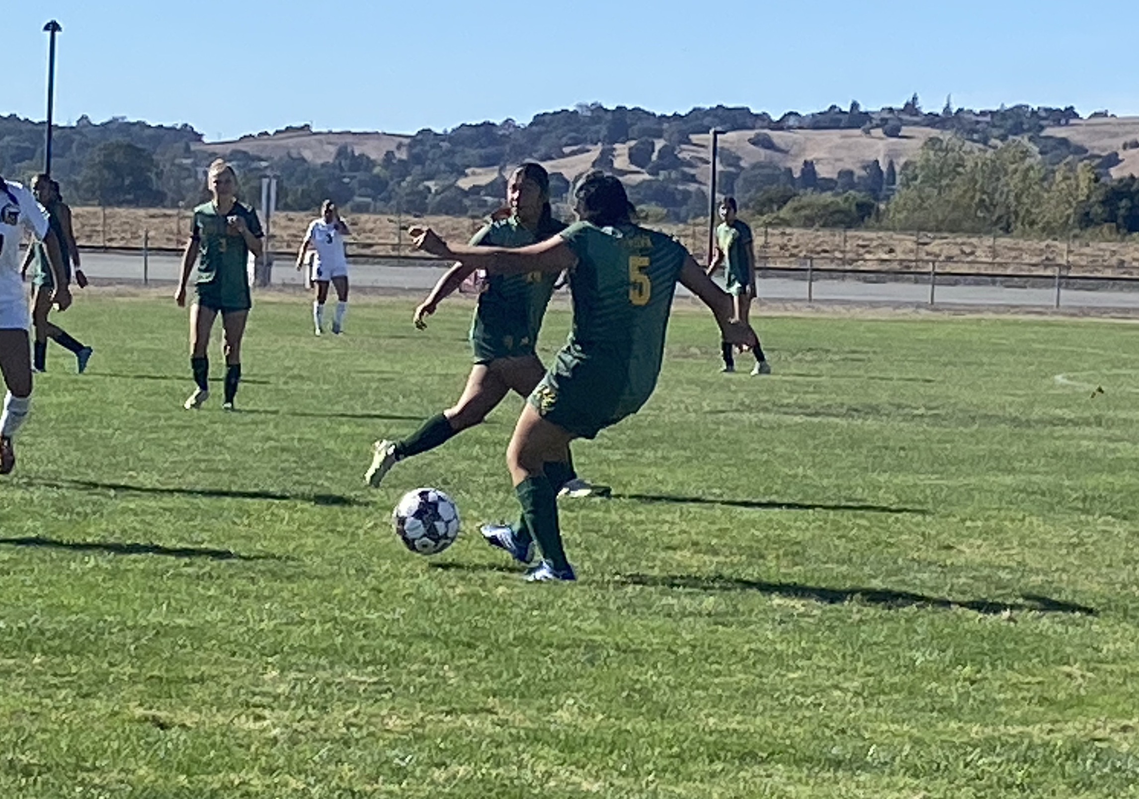 Napa Valley College and Los Medanos College-Pittsburg played in a Bay Valley Conference women's soccer game on Tuesday.