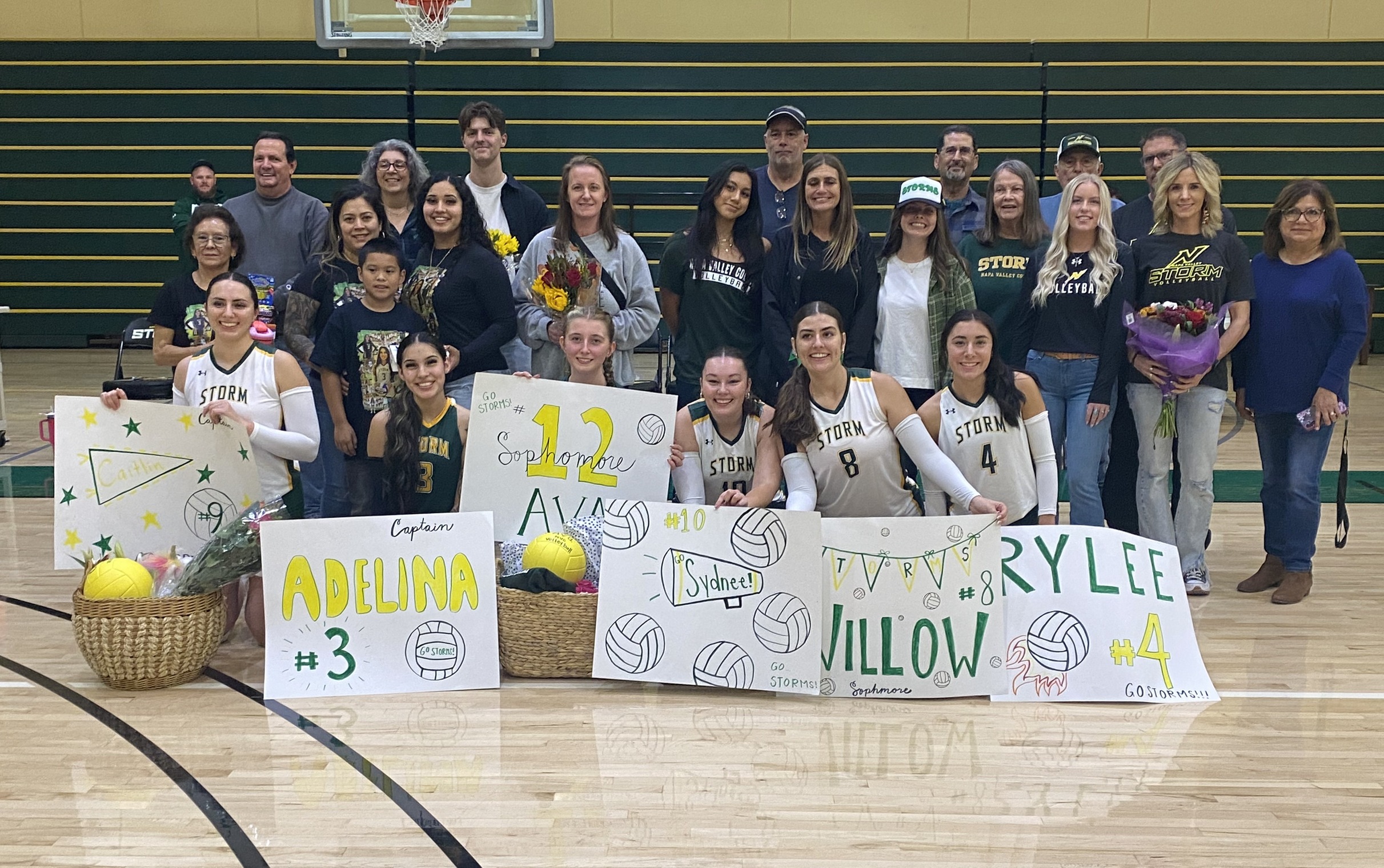 It was &ldquo;Sophomore Night&rdquo; for the Napa Valley College volleyball team on Friday, Oct. 24.
Photo by Marty James